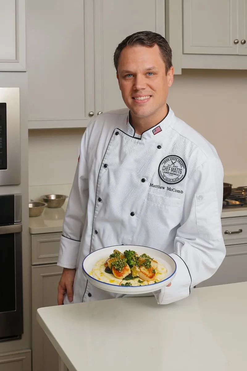 Chef Matt McComb, founder of Chef Matts Culinary Creations