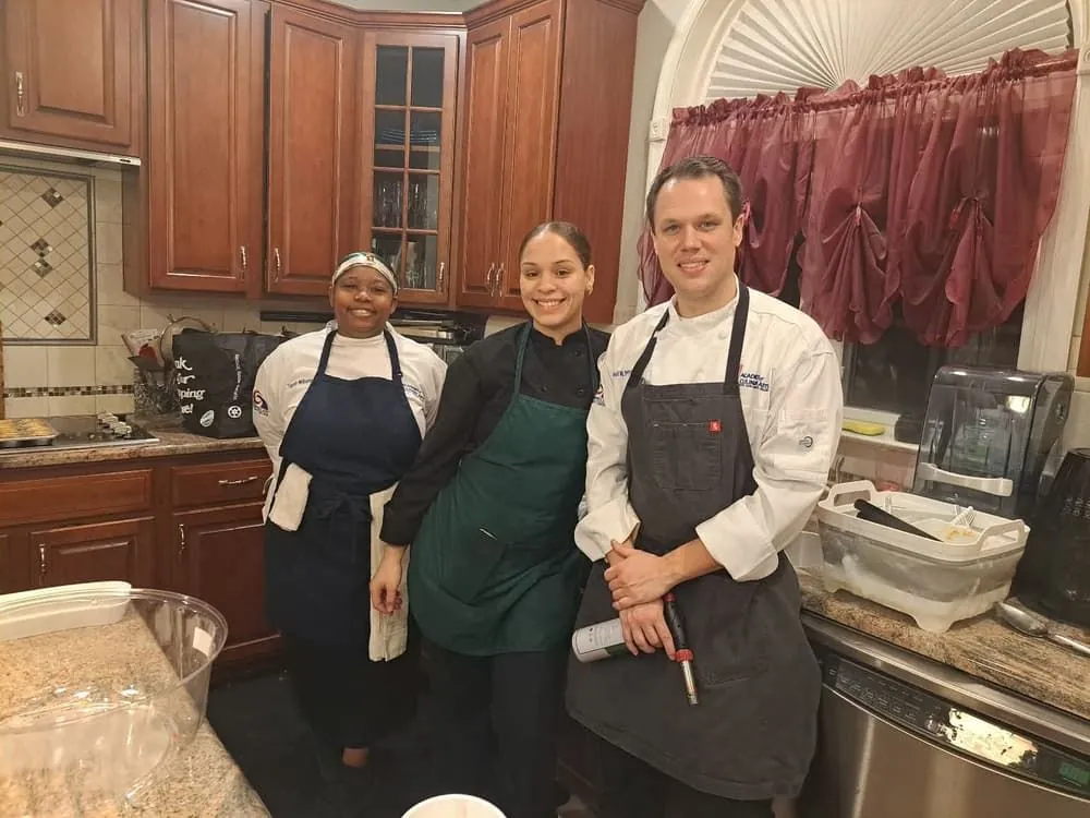 Chef Matts culinary team at a private event